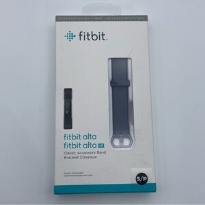 Fitbit Alta Alta HR Classic Accessory Band Gray Small S/P‎ Replacement New